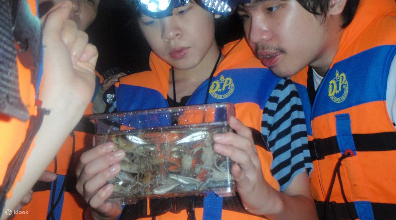 Pesca de camarones en Hualien